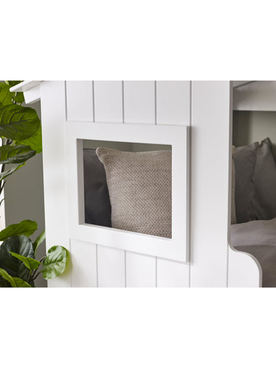 Acorn Treehouse Midsleeper & Storage Unit - White