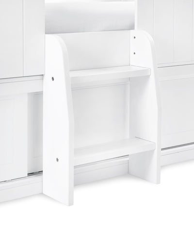 Acorn Treehouse Midsleeper & Storage Unit - White – Julian Bowen, view 17