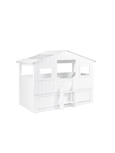 Acorn Treehouse Midsleeper & Storage Unit - White