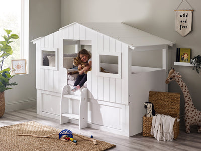 Acorn Treehouse Midsleeper & Storage Unit - White – Julian Bowen, view 12