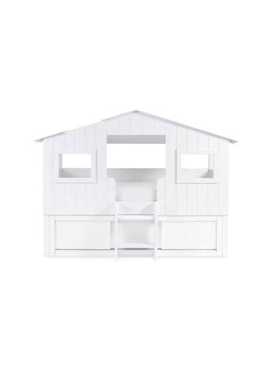 Acorn Treehouse Midsleeper & Storage Unit - White