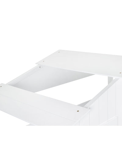 Acorn Treehouse Midsleeper & Storage Unit - White