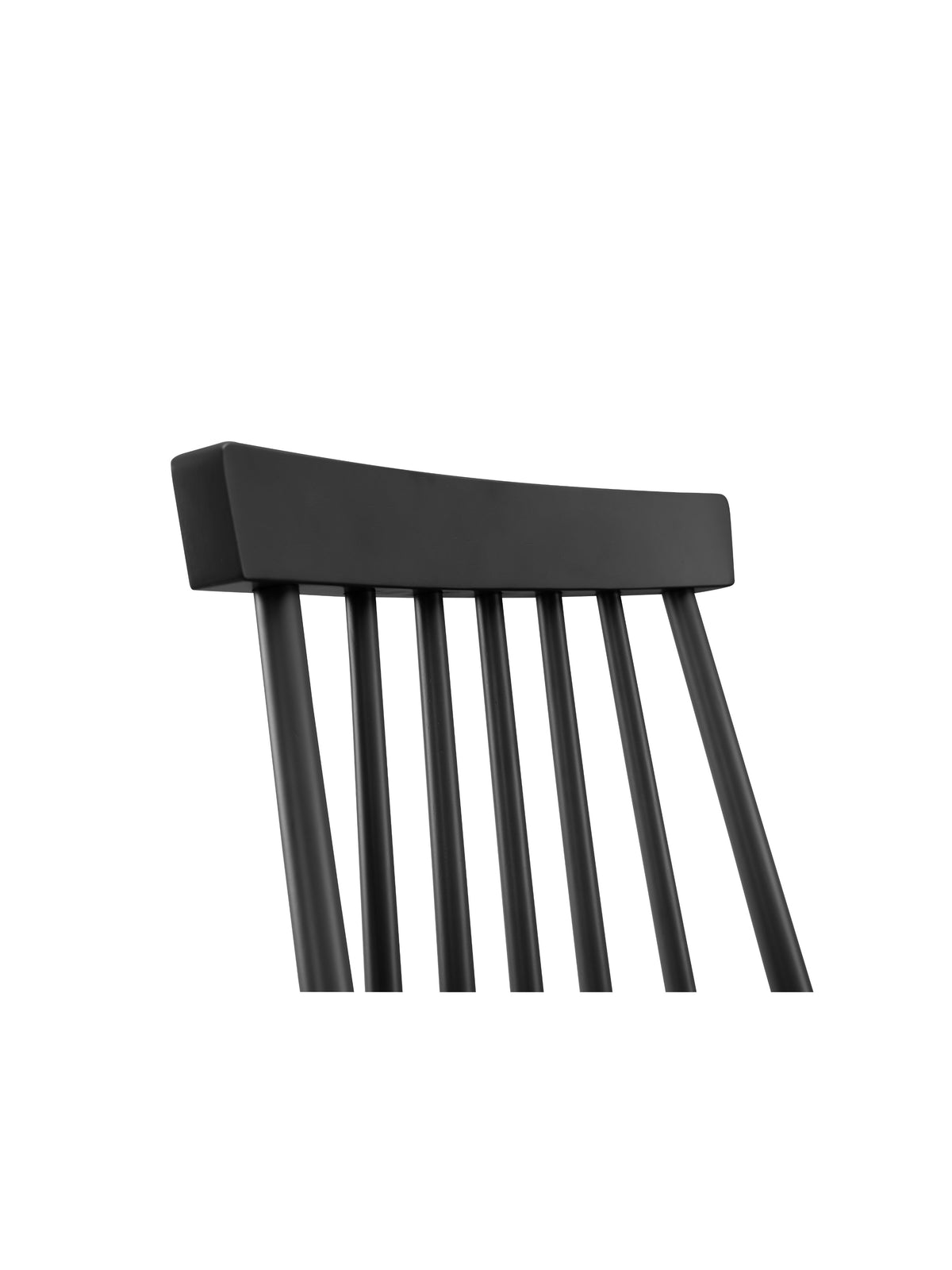 Alassio Spindle Back Dining Chairs - Black (Set of 2)