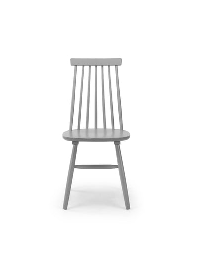 Alassio Spindle Back Dining Chairs - Grey (Set of 2)