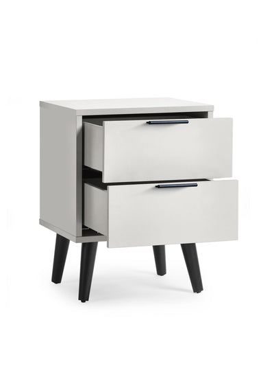 Alba 2 Drawer Bedside - Silk Grey