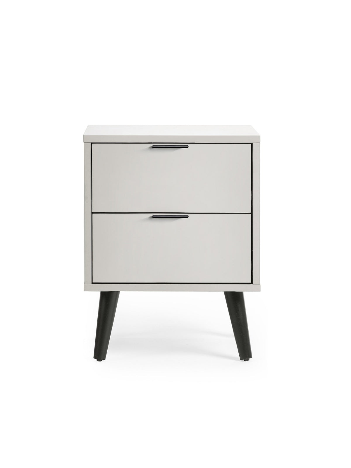 Alba 2 Drawer Bedside - Silk Grey