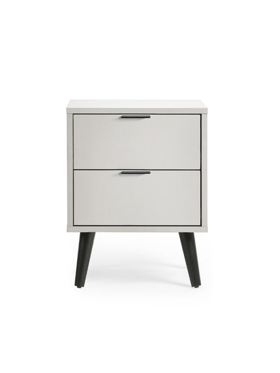 Alba 2 Drawer Bedside - Silk Grey