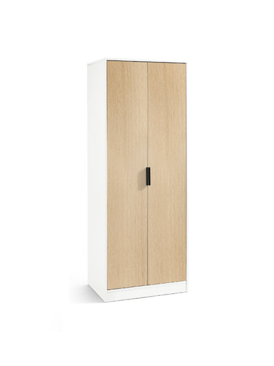 Alba 2 Door Wardrobe - White/Oak