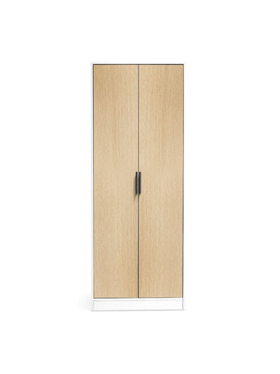 Alba 2 Door Wardrobe - White/Oak