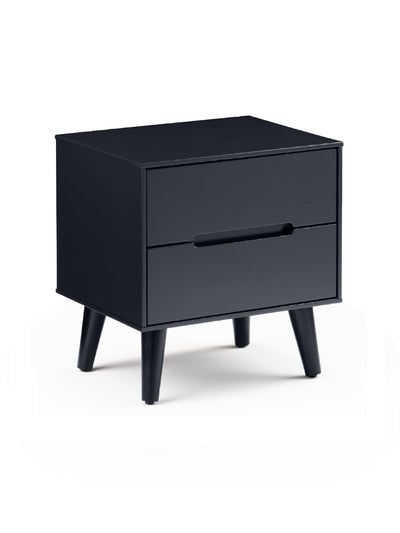 Alicia 2 Drawer Bedside - Anthracite
