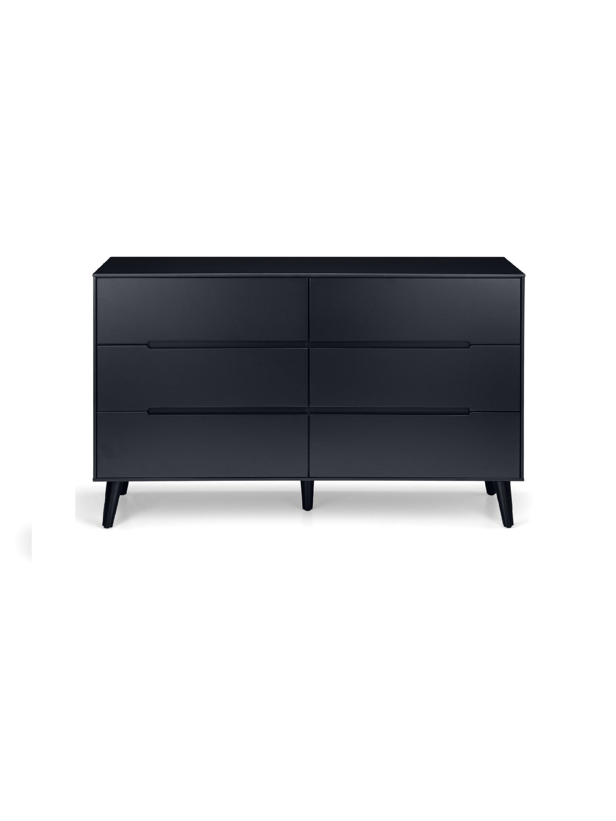 Alicia 6 Drawer Wide Chest - Anthracite
