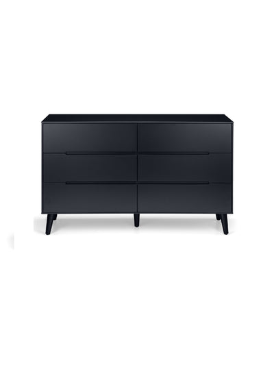 Alicia 6 Drawer Wide Chest - Anthracite