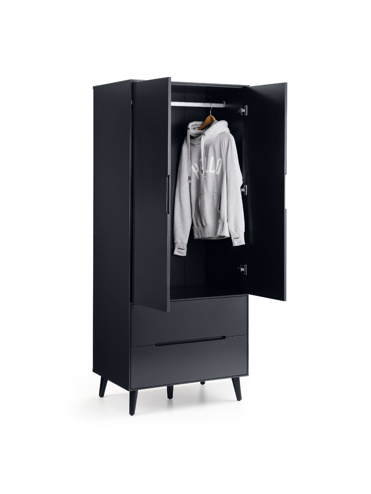 Alicia Combination Wardrobe - Anthracite