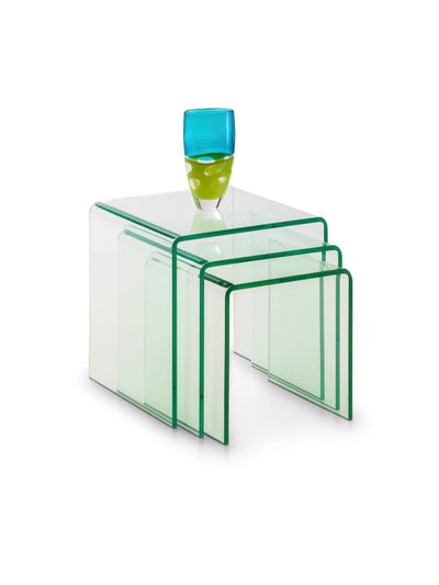 Amalfi Bent Glass Nest Of Tables