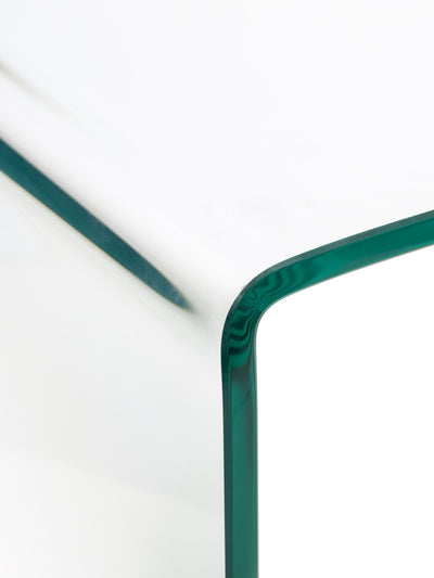 Amalfi Bent Glass Console Table