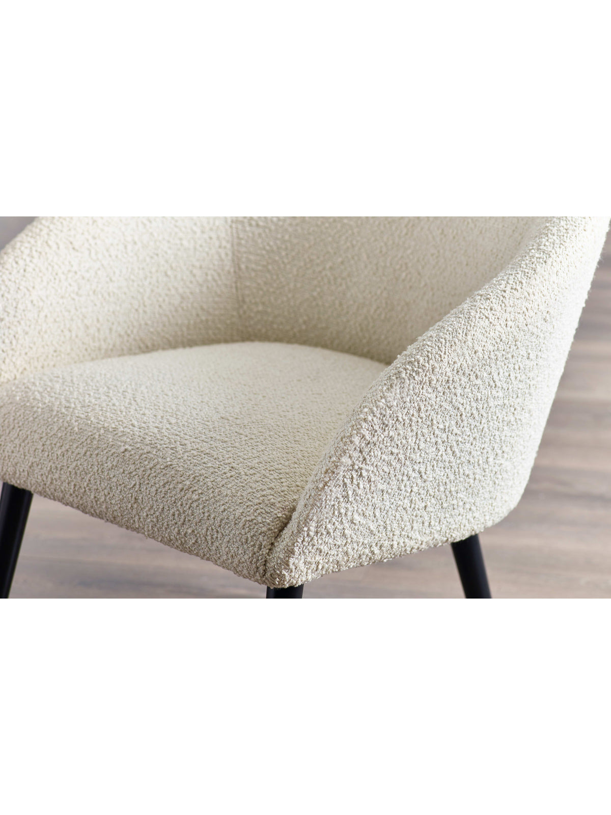 Amari Boucle Accent Chair - Ivory