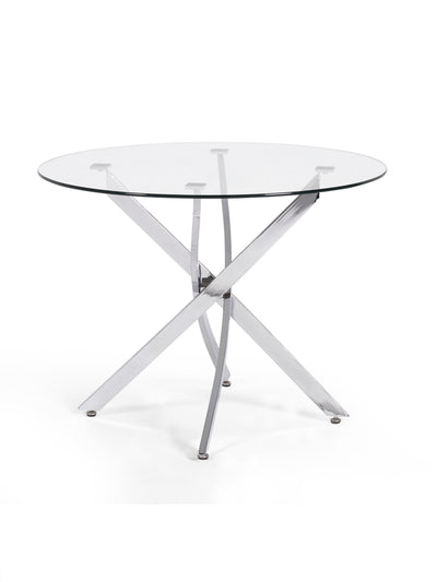 Anderson Round Glass Dining Table
