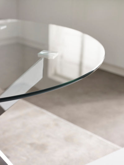 Anderson Round Glass Dining Table