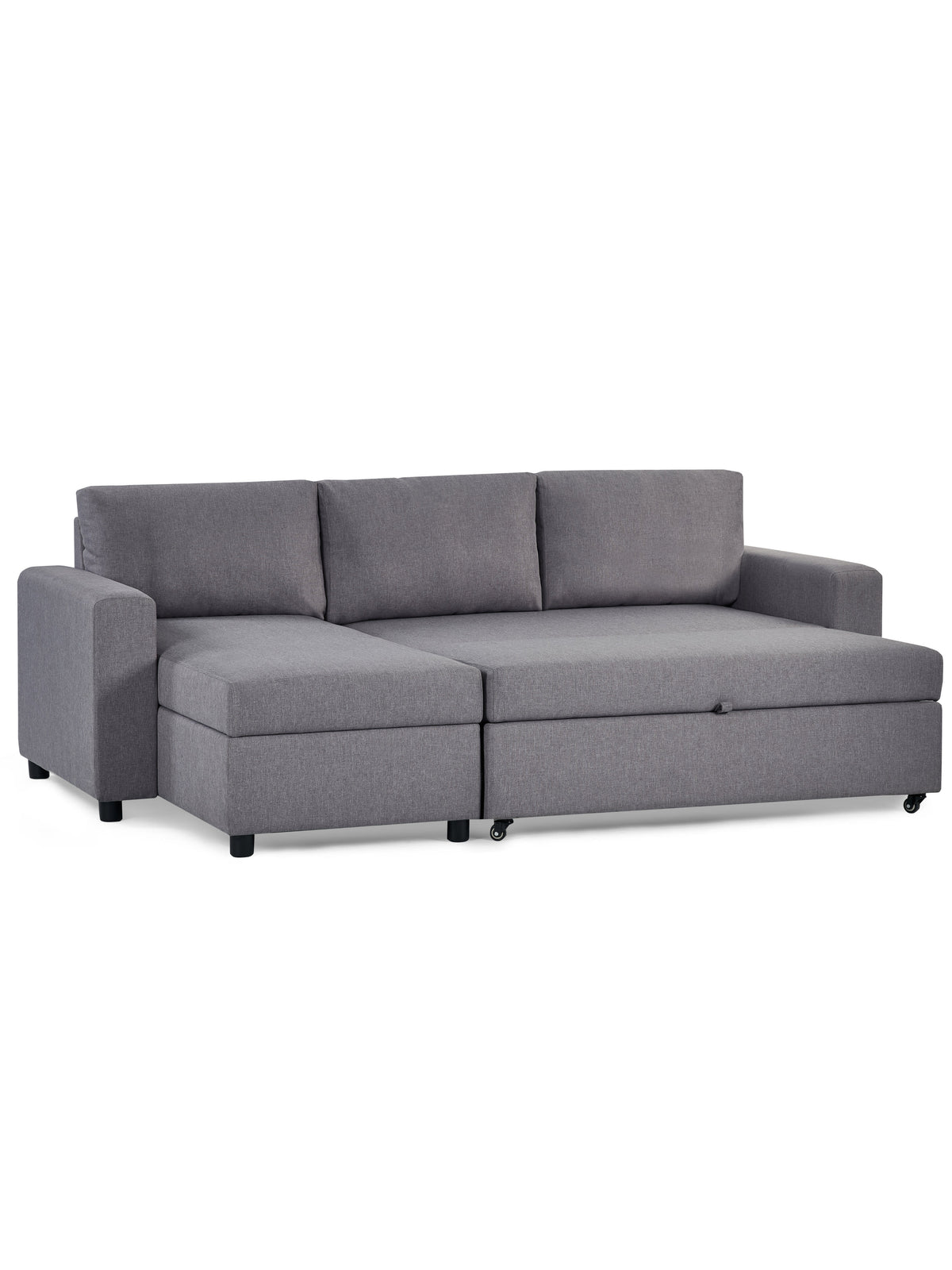 Angel Sofabed With Storage - Light Grey