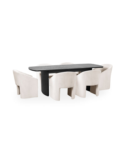 Anthea Cream Tub Dining Chair – Cream Chenille