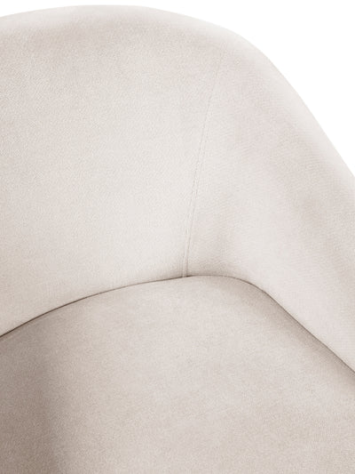 Anthea Cream Tub Dining Chair – Cream Chenille
