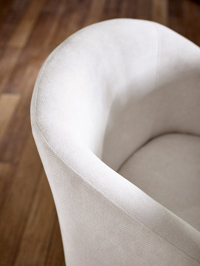 Anthea Cream Tub Dining Chair – Cream Chenille