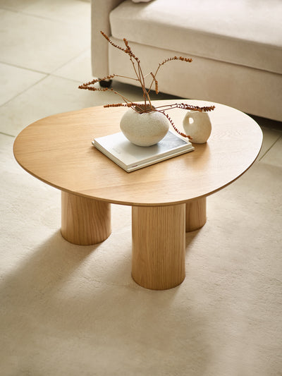 Anya 78cm Coffee Table – Light Oak Effect