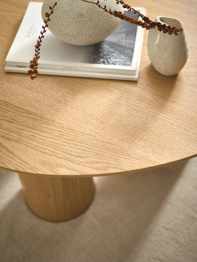 Anya 78cm Coffee Table – Light Oak Effect