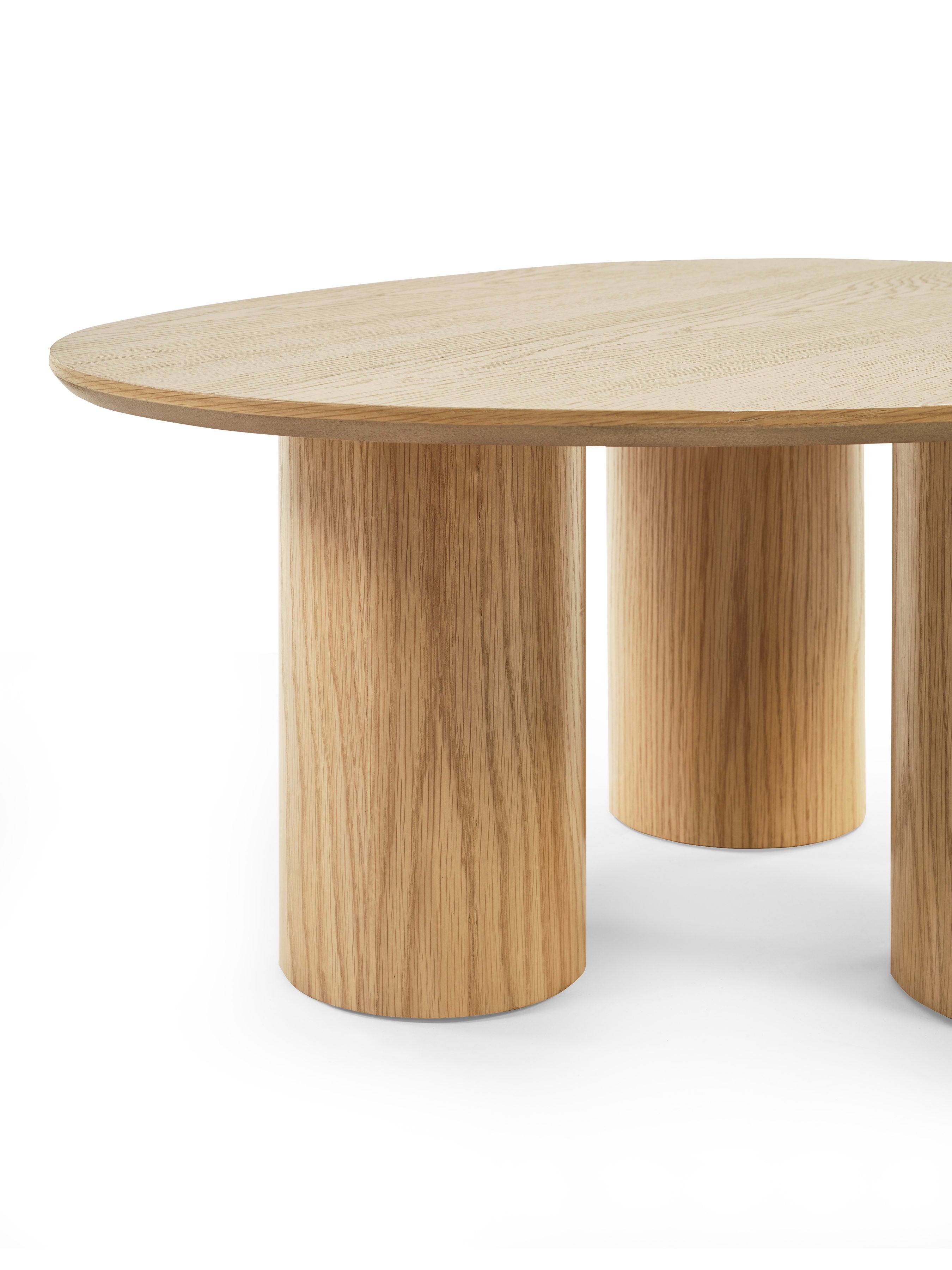 Anya 78cm Coffee Table – Light Oak Effect