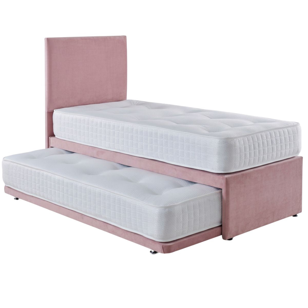 Guest Bed & Trundle With 2 Mattresses