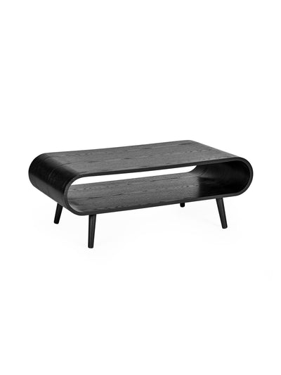 Apollo Black Ash 100cm Rectangular Coffee Table – Black Ash Effect