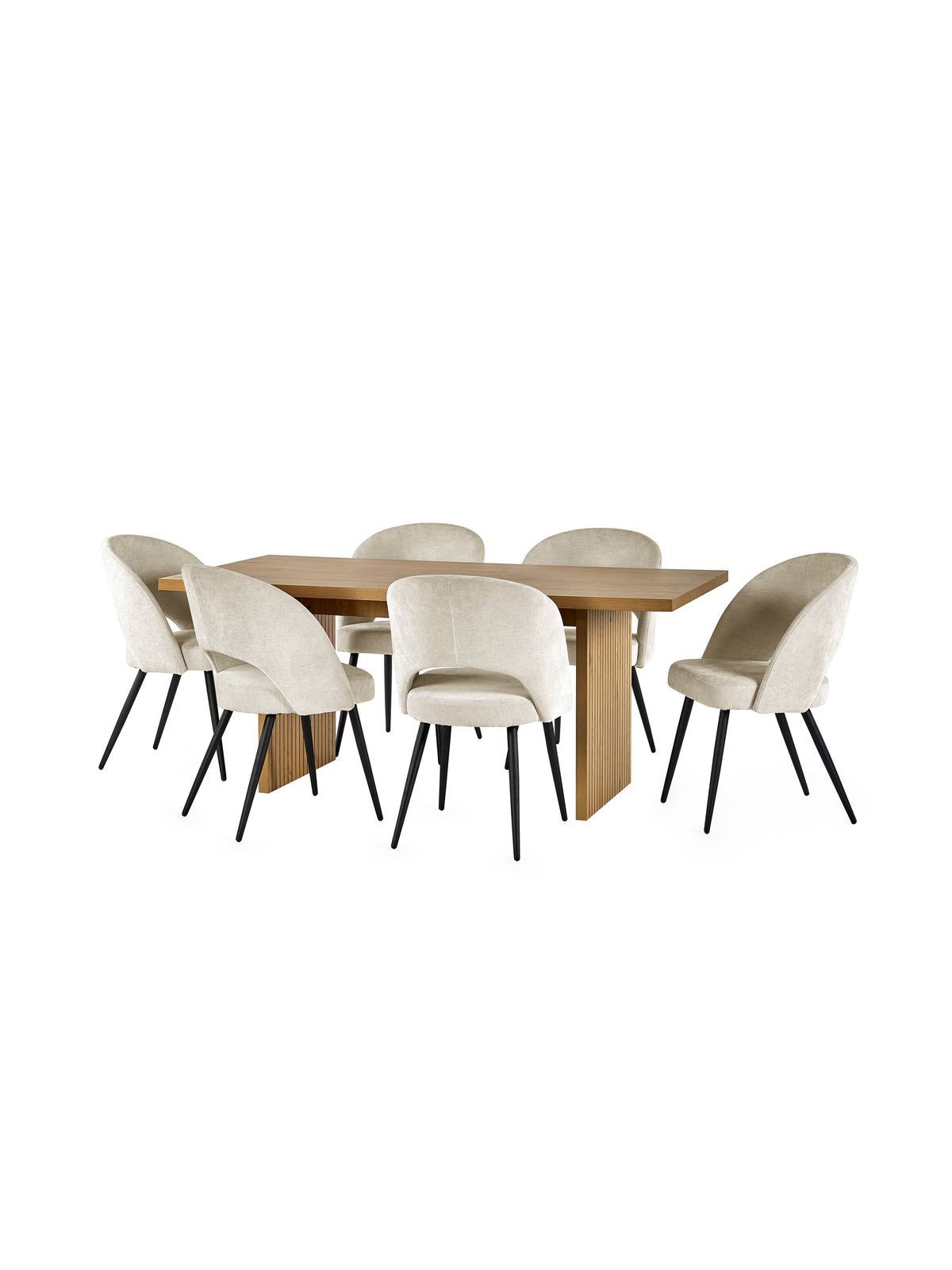 Arundel Rectangular Dining Table – Oak Effect