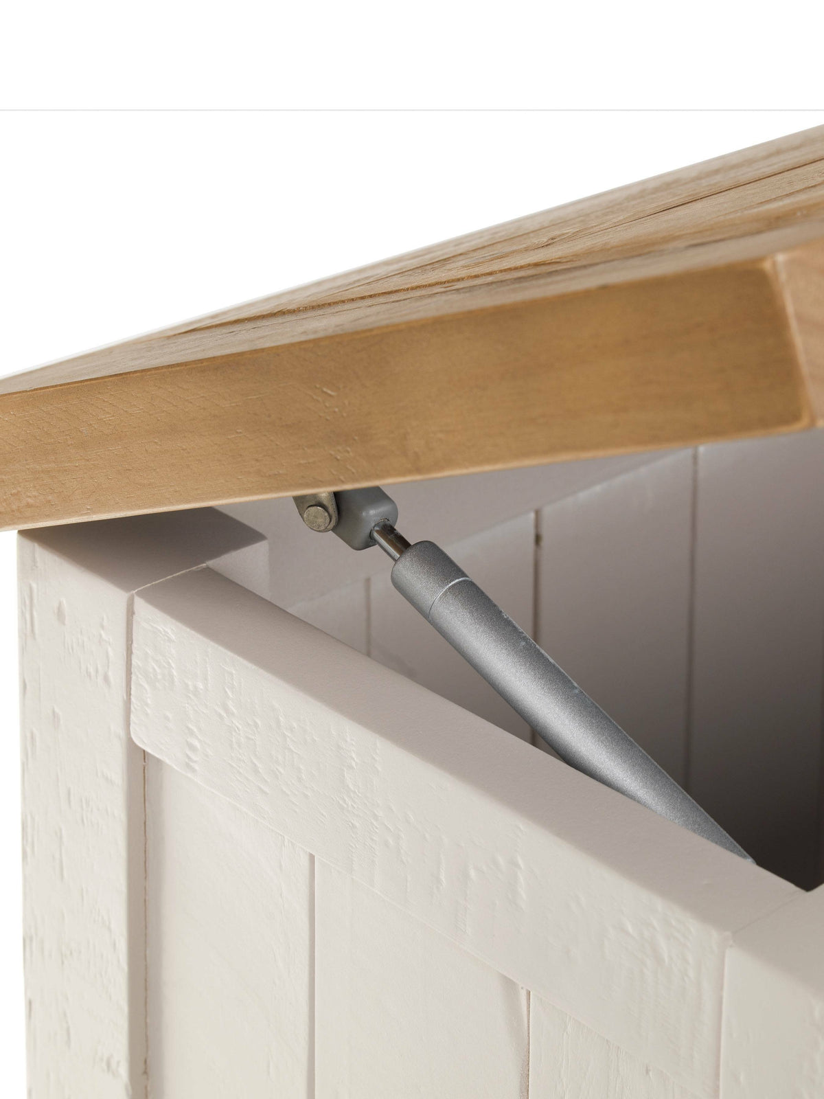 Aspen Storage Bench - Grey Wash