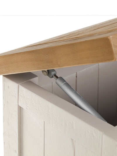 Aspen Storage Bench - Grey Wash