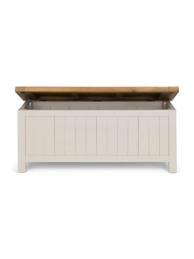 Aspen Storage Bench - Grey Wash