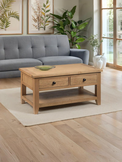Astoria Coffee Table With 2 Drawers