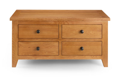 Astoria 4 Drawer Coffee Table – Julian Bowen, view 2