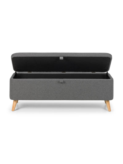 Astrid Blanket Box - Grey