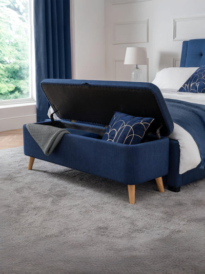 Astrid Blanket Box - Blue