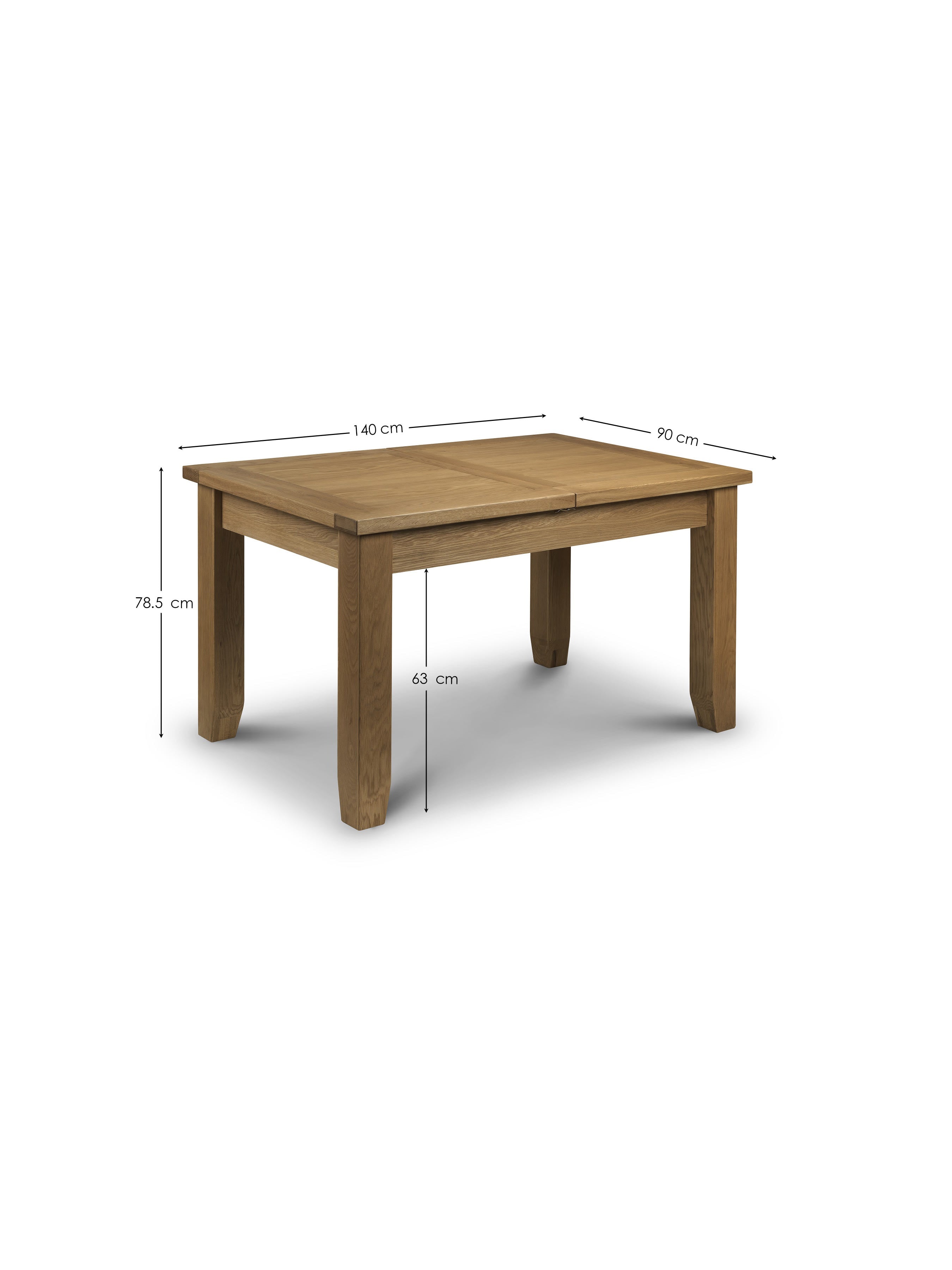 Astoria Extending Dining Table and 6 Rio Fabric Chairs – Oak