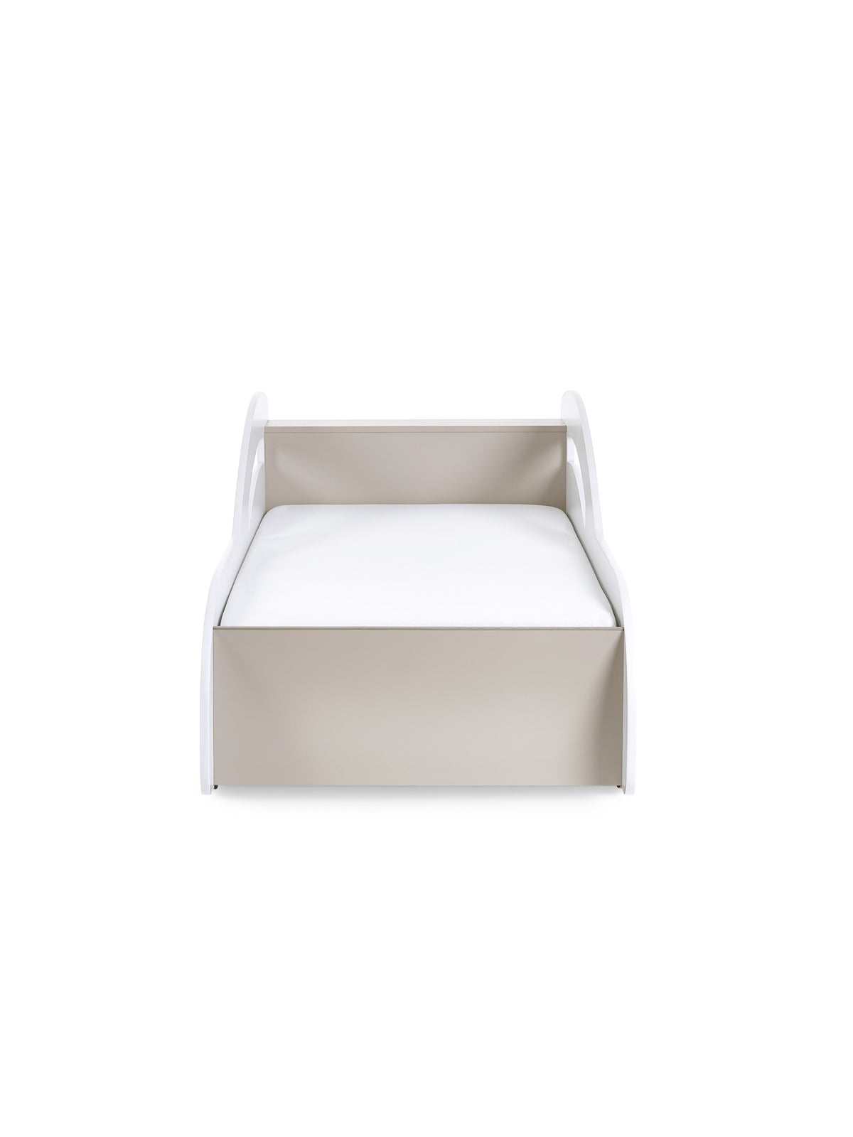 Atlantis Toddler Car Bed - White