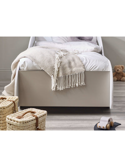 Atlantis Toddler Car Bed - White