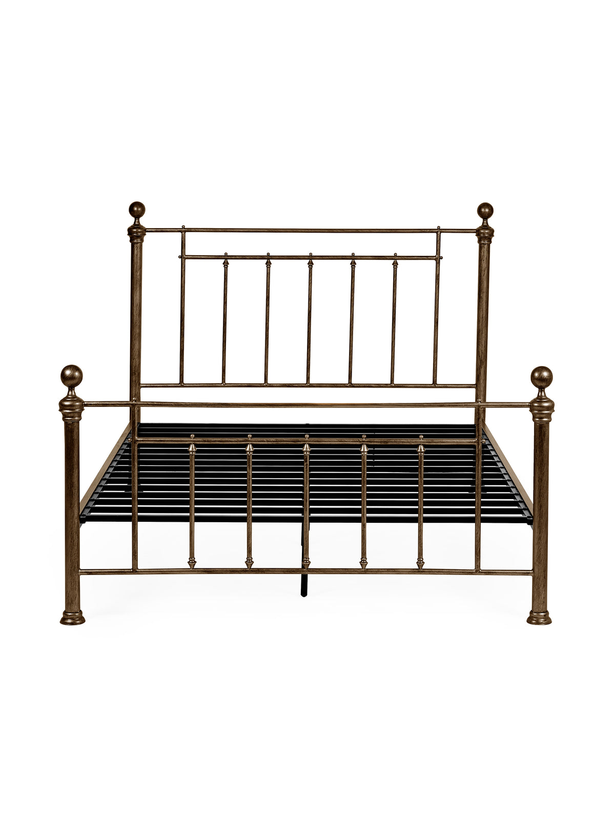 Aurealia Brass Effect Metal Bed