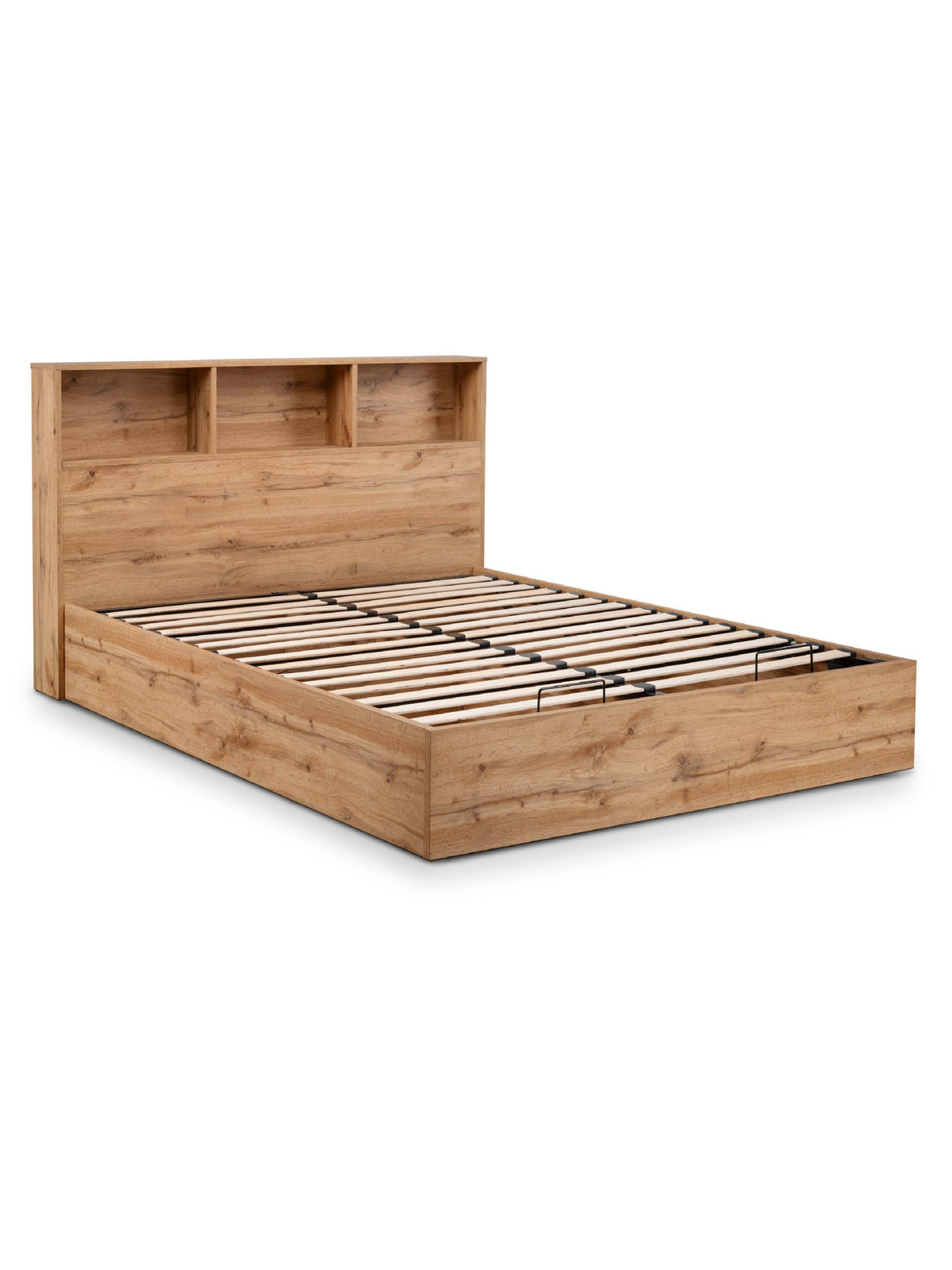 Bali Ottoman Storage Bed - Light Oak