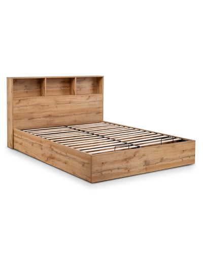 Bali Ottoman Storage Bed - Light Oak