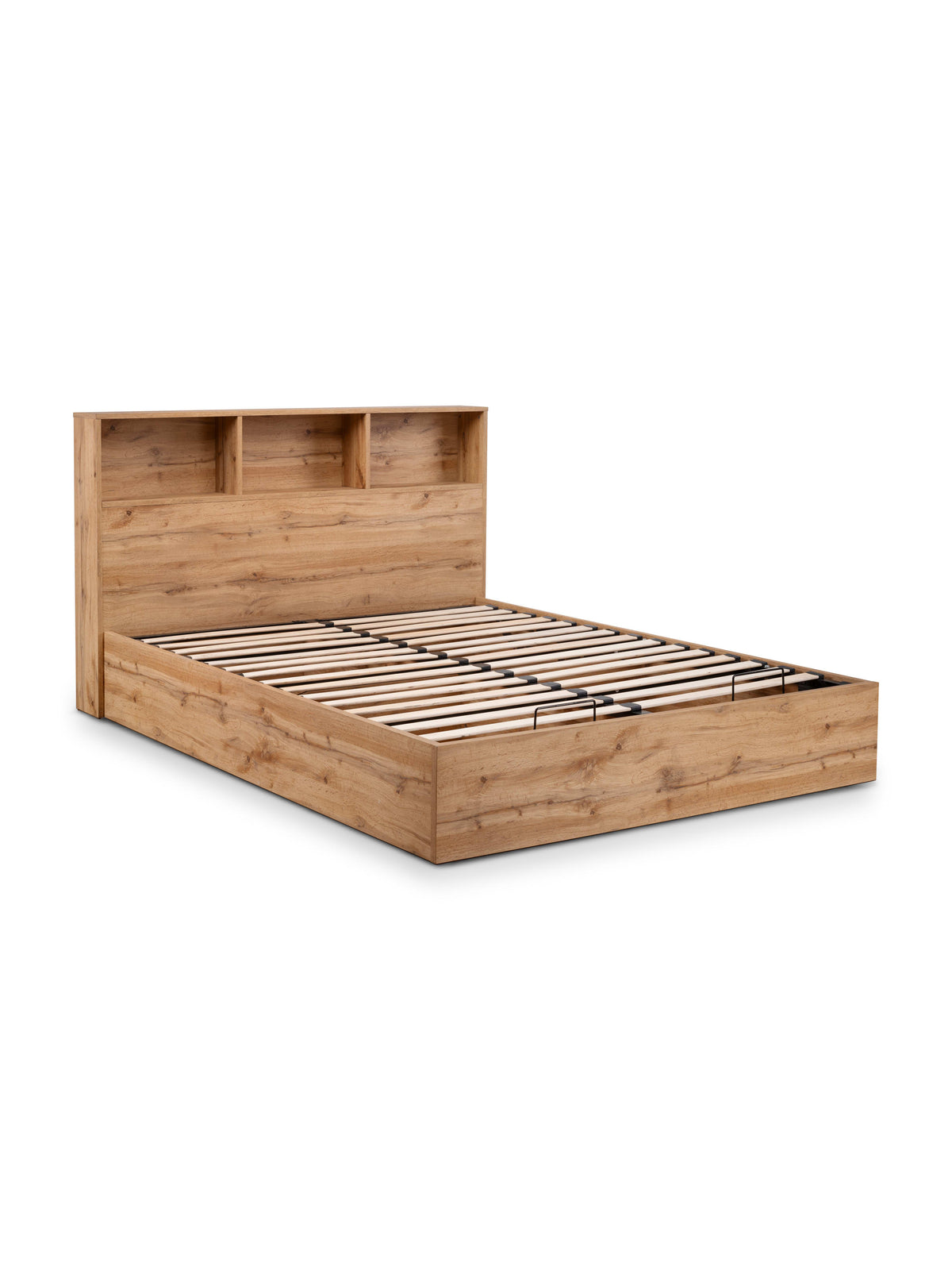 Bali Ottoman Storage Bed - Light Oak