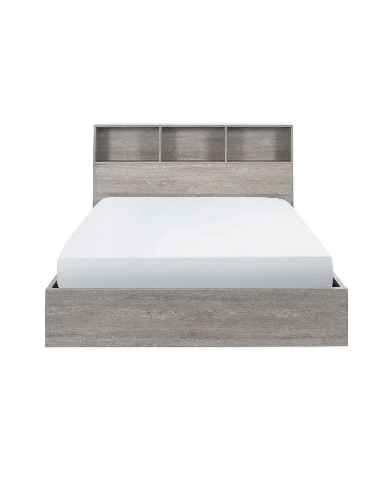 Bali Ottoman Storage Bed - Grey Oak