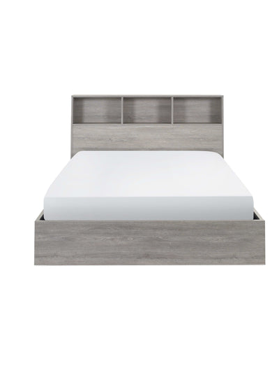 Bali Ottoman Storage Bed - Grey Oak