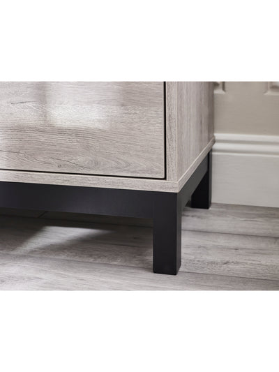 Bali 4 Drawer Chest - Grey Oak