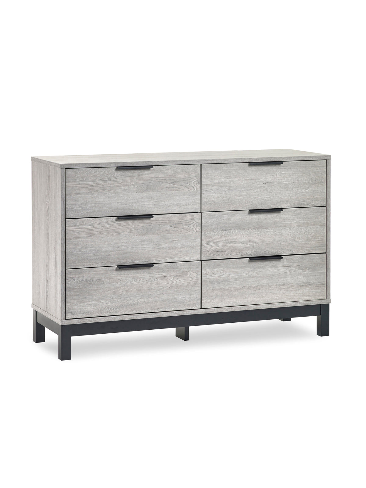 Bali 6 Drawer Wide Chest - Grey Oak